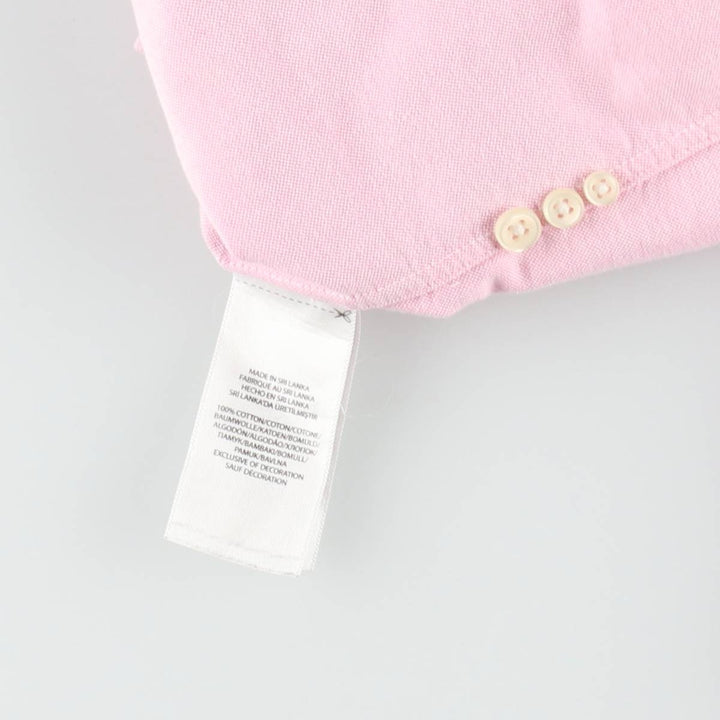 Ralph Lauren long-sleeved button-down shirt, women's size XS. cotton pink type Vintage Second Hand