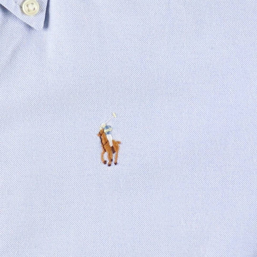 Ralph Lauren SLIM FIT Long-Sleeve Button-Down Shirt (Women's Size S) cotton Blue type light blue Vintage Second Hand