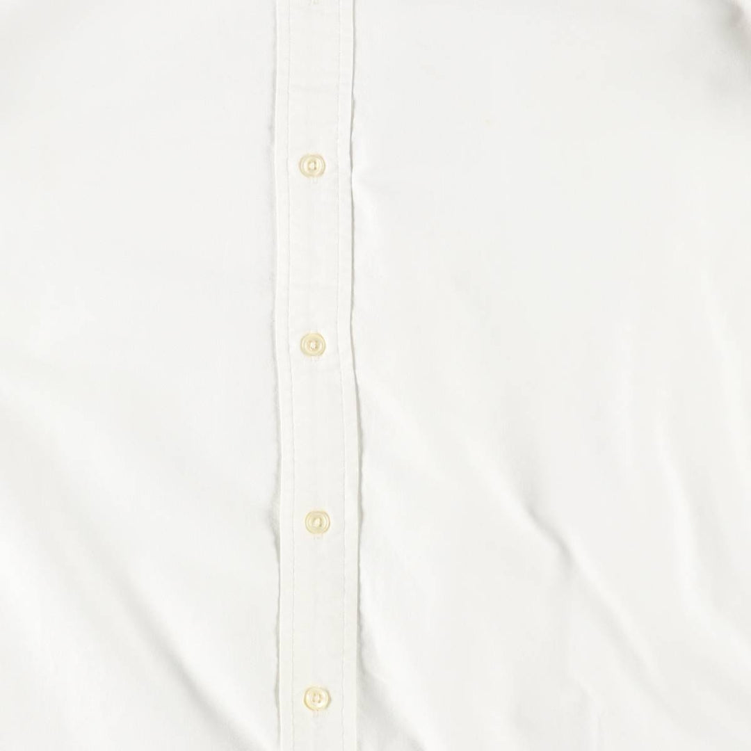 Ralph Lauren long sleeve button down shirt, men's size M cotton white type Vintage Second Hand