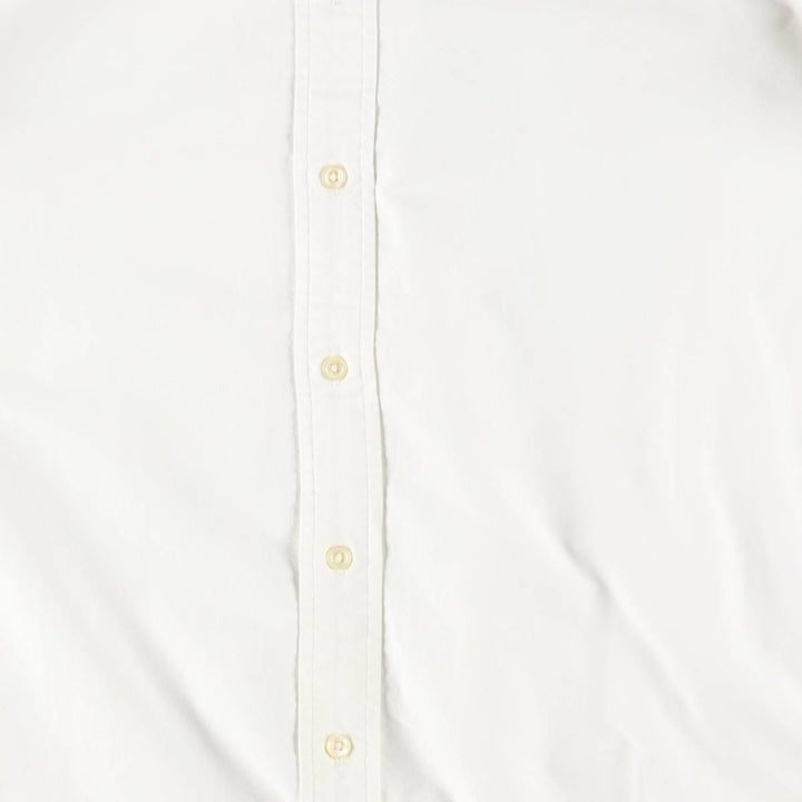 Ralph Lauren long sleeve button down shirt, men's size M cotton white type Vintage Second Hand