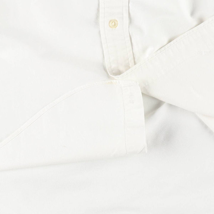 Ralph Lauren long sleeve button down shirt, men's size M cotton white type Vintage Second Hand