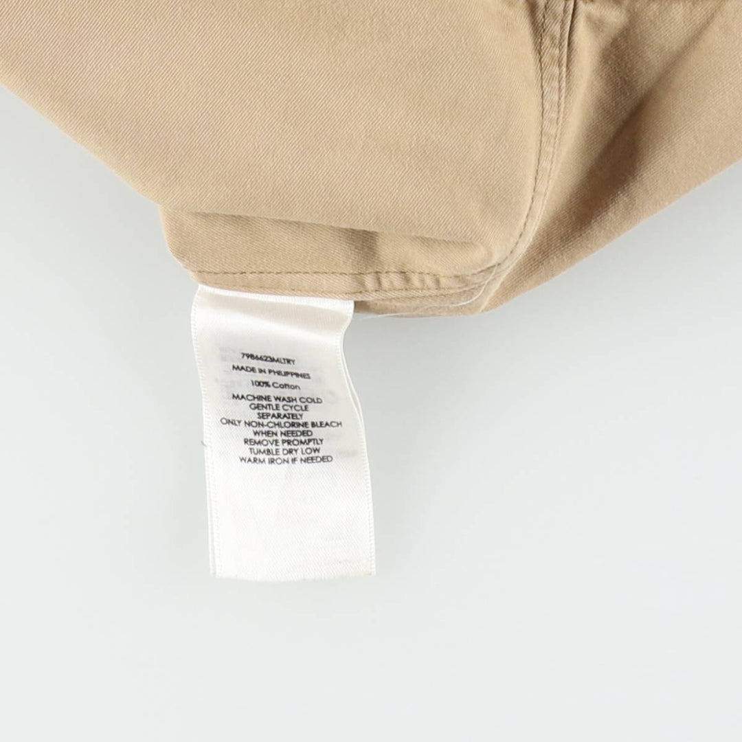 Ralph Lauren POLO by Ralph Lauren Long-Sleeve Cotton Shirt, Men's Size XS (approx.) cotton Beige type Vintage Second Hand