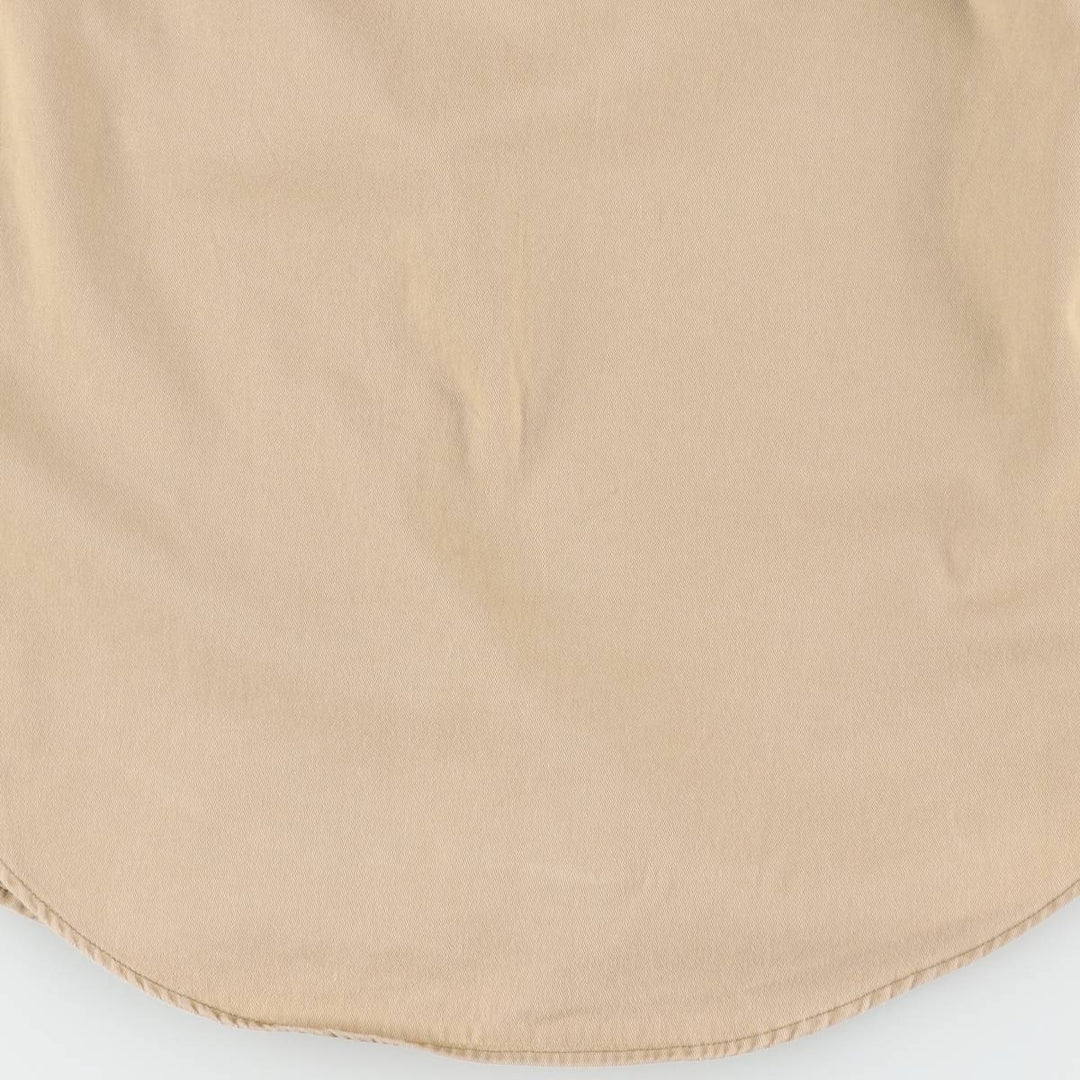 Ralph Lauren POLO by Ralph Lauren Long-Sleeve Cotton Shirt, Men's Size XS (approx.) cotton Beige type Vintage Second Hand