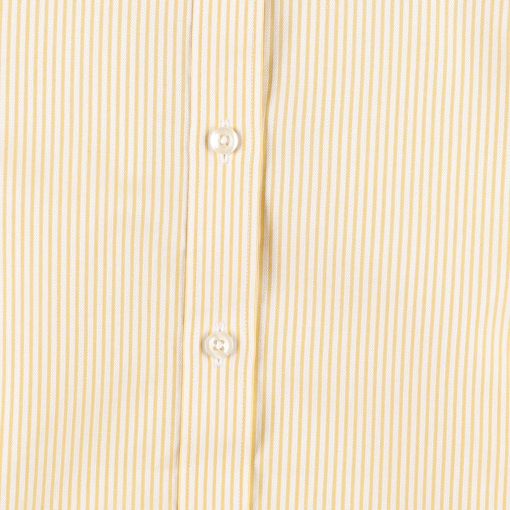 Brooks Brothers Est.1818 Long-Sleeve Cotton Stripe Shirt, Women's Size L (approx.) cotton white type Vintage Second Hand