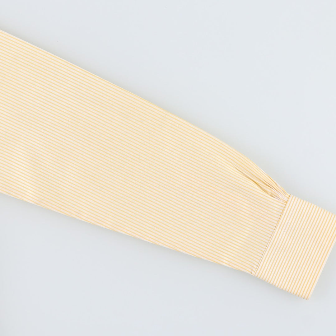 Brooks Brothers Est.1818 Long-Sleeve Cotton Stripe Shirt, Women's Size L (approx.) cotton white type Vintage Second Hand