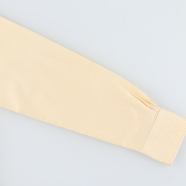 Brooks Brothers Est.1818 Long-Sleeve Cotton Stripe Shirt, Women's Size L (approx.) cotton white type Vintage Second Hand