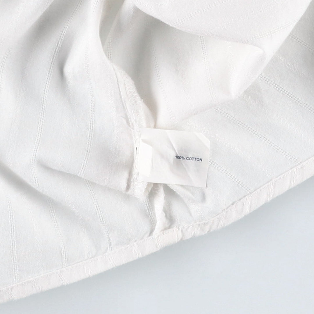 GAP Long-Sleeve Cotton Stripe Shirt, Women's Size S (approx.) cotton white type Vintage Second Hand