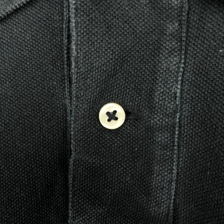 Ralph Lauren POLO RALPH LAUREN SLIM FIT Long-Sleeve Polo Shirt, Men's Size L (approx.) cotton black type Vintage Second Hand