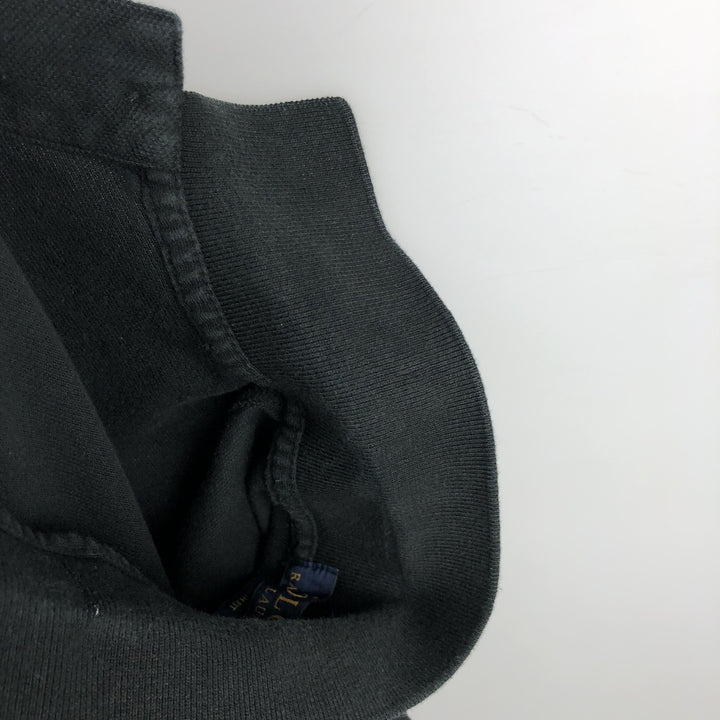 Ralph Lauren POLO RALPH LAUREN SLIM FIT Long-Sleeve Polo Shirt, Men's Size L (approx.) cotton black type Vintage Second Hand