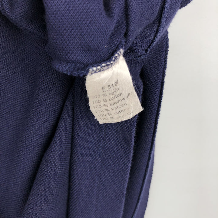 Lacoste LACOSTE Long Sleeve Polo Shirt Size 5 (Men's Size L) cotton navy blue type Vintage Second Hand