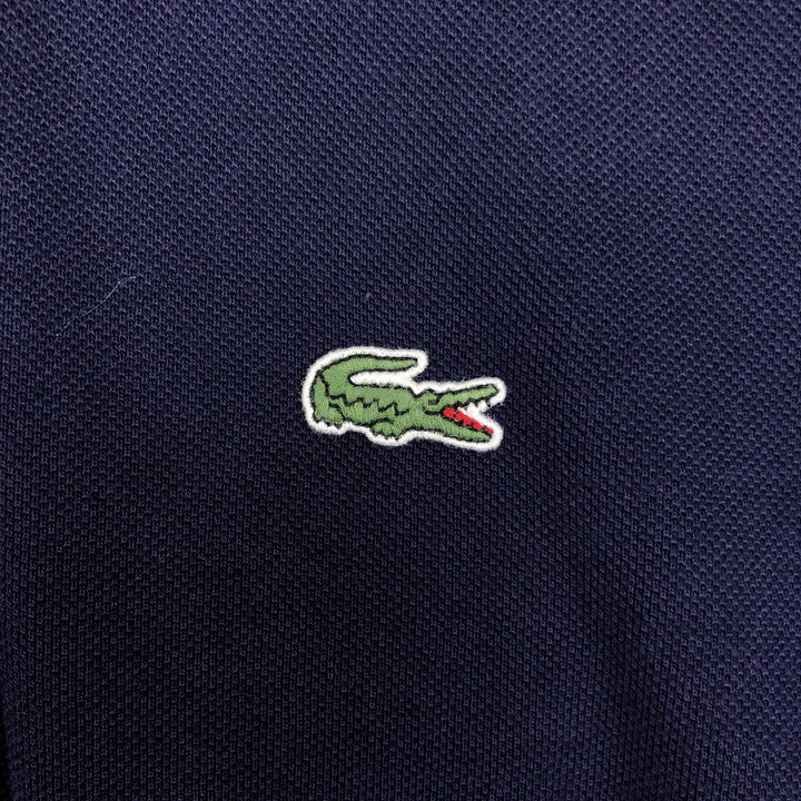 Lacoste LACOSTE Long Sleeve Polo Shirt Size 5 (Men's Size L) cotton navy blue type Vintage Second Hand
