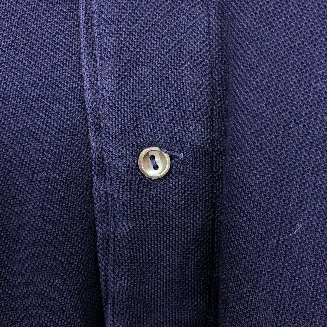 Lacoste LACOSTE Long Sleeve Polo Shirt Size 5 (Men's Size L) cotton navy blue type Vintage Second Hand