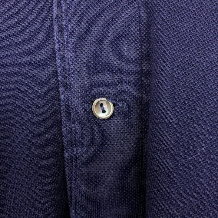 Lacoste LACOSTE Long Sleeve Polo Shirt Size 5 (Men's Size L) cotton navy blue type Vintage Second Hand