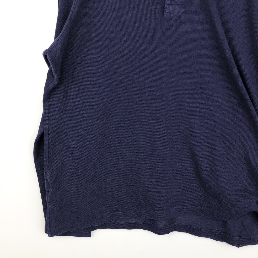 Lacoste LACOSTE Long Sleeve Polo Shirt Size 5 (Men's Size L) cotton navy blue type Vintage Second Hand