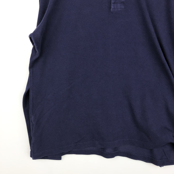 Lacoste LACOSTE Long Sleeve Polo Shirt Size 5 (Men's Size L) cotton navy blue type Vintage Second Hand
