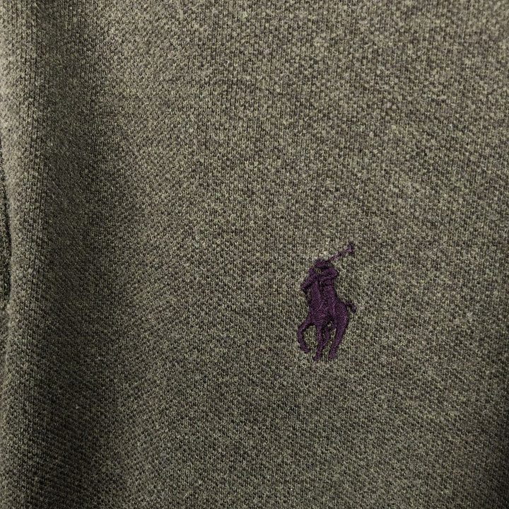 Ralph Lauren POLO by Ralph Lauren long sleeve polo shirt, men's XL size cotton Khaki type Vintage Second Hand