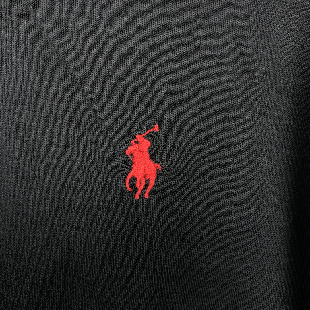 Ralph Lauren POLO by Ralph Lauren long sleeve polo shirt, men's size L cotton black type Vintage Second Hand