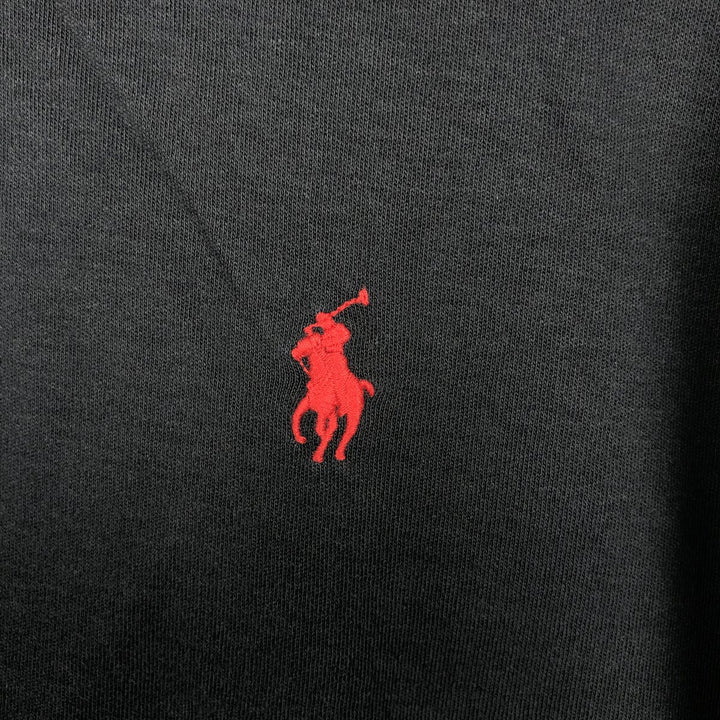 Ralph Lauren POLO by Ralph Lauren long sleeve polo shirt, men's size L cotton black type Vintage Second Hand