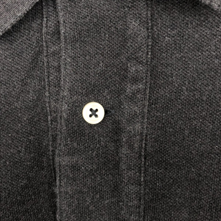 Ralph Lauren POLO by Ralph Lauren long sleeve polo shirt, men's XL size cotton black type Vintage Second Hand