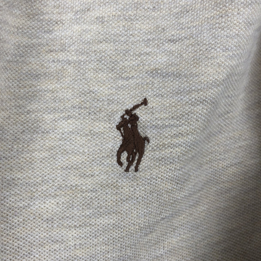 Ralph Lauren POLO by Ralph Lauren long sleeve polo shirt, men's size M cotton Beige type Vintage Second Hand