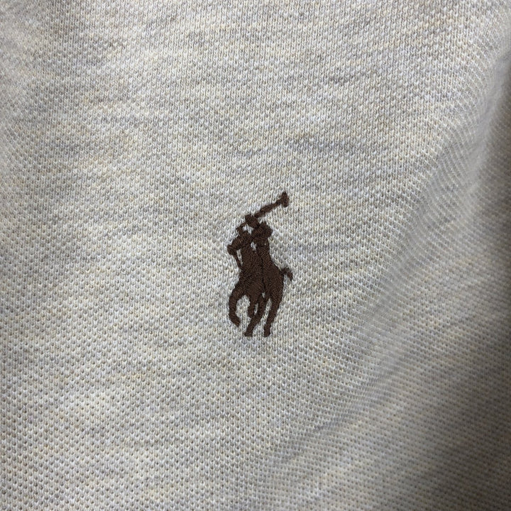 Ralph Lauren POLO by Ralph Lauren long sleeve polo shirt, men's size M cotton Beige type Vintage Second Hand