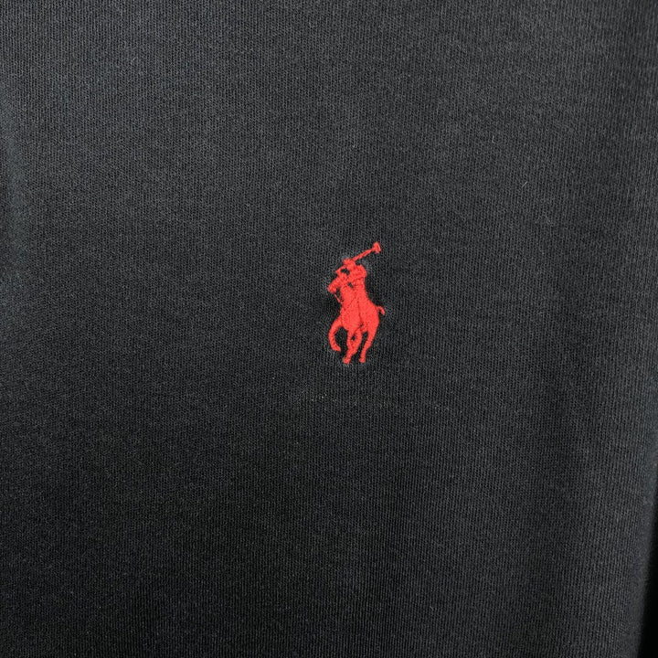 Ralph Lauren POLO by Ralph Lauren long sleeve polo shirt, men's size L cotton black type Vintage Second Hand