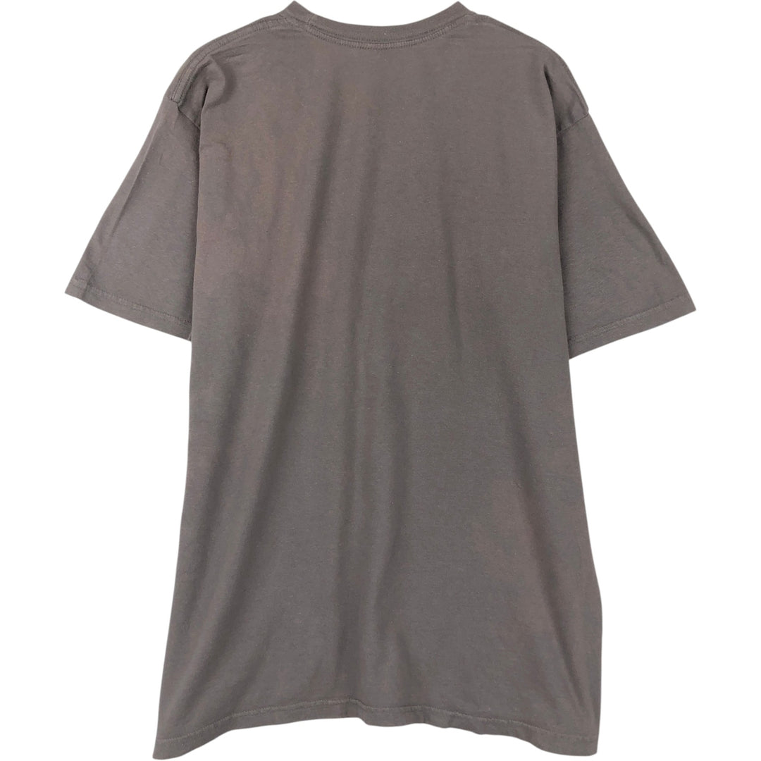 JURASSIC WORLD Movie T-Shirt (Men's Size L) cotton Charcoal Vintage Second Hand