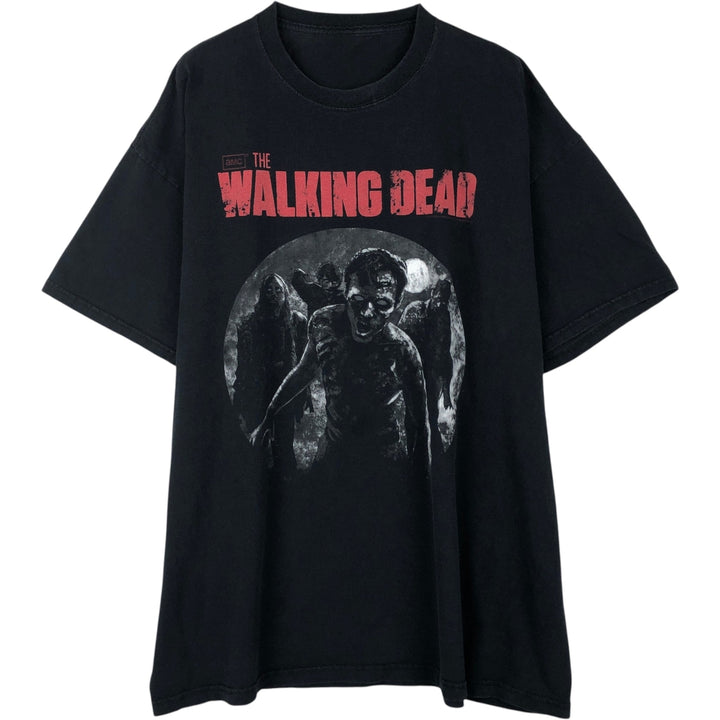THE WALKING DEAD The Walking Dead Movie T-shirt Men's XL size unclear black type Vintage Second Hand