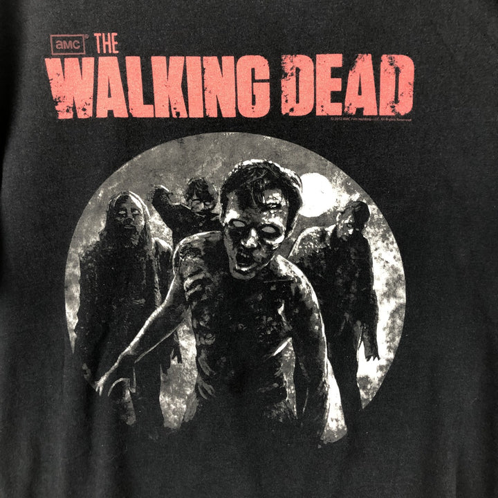 THE WALKING DEAD The Walking Dead Movie T-shirt Men's XL size unclear black type Vintage Second Hand
