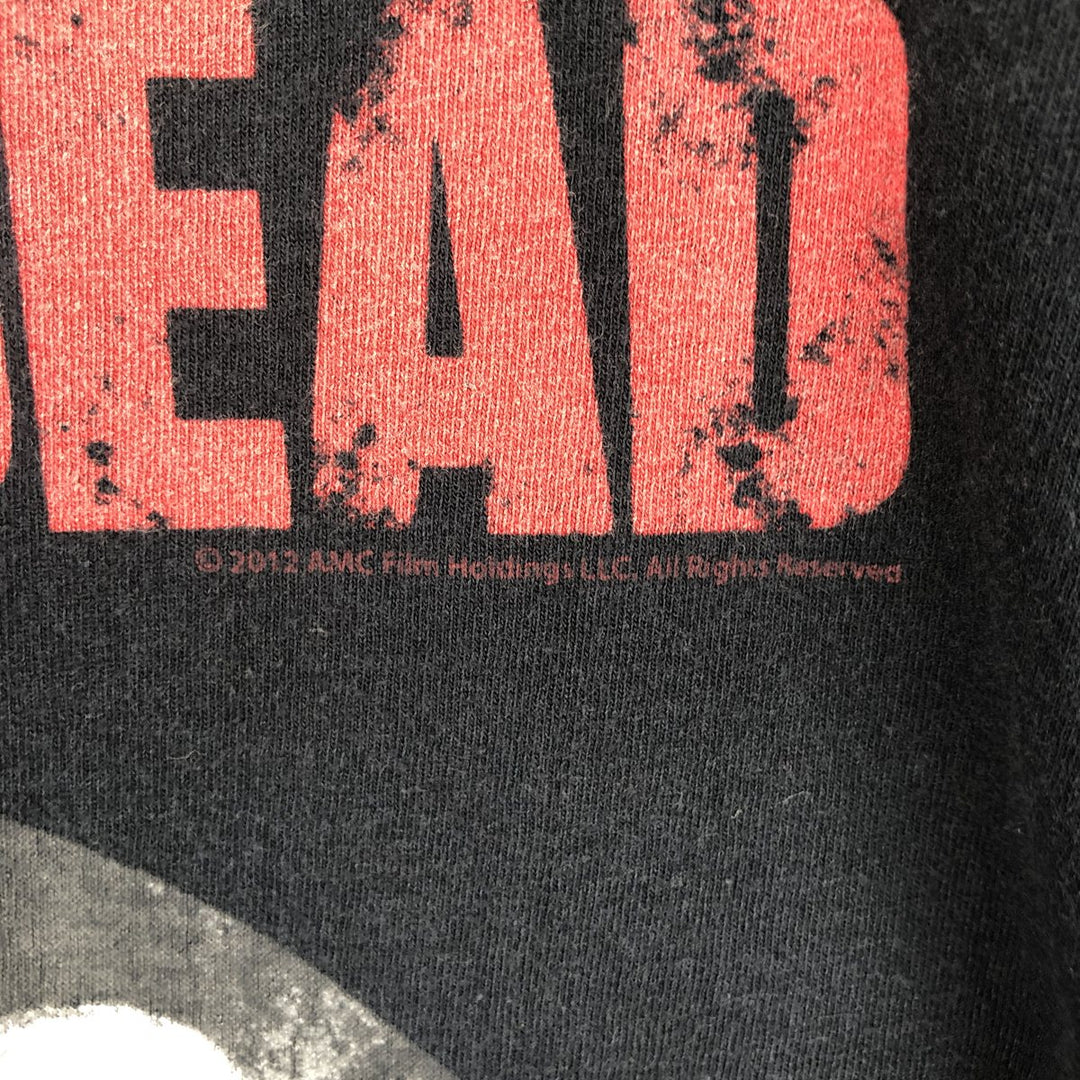 THE WALKING DEAD The Walking Dead Movie T-shirt Men's XL size unclear black type Vintage Second Hand