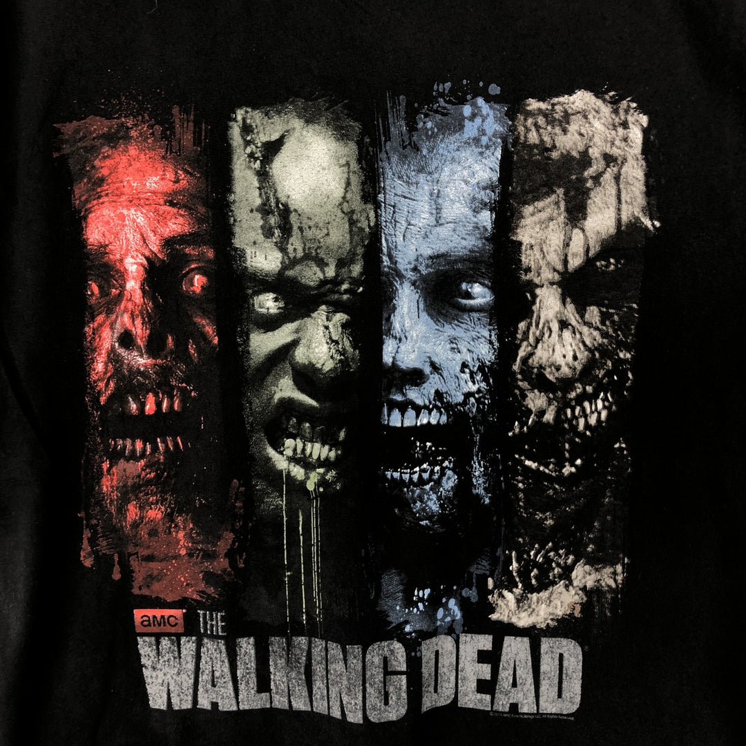 ALSTYLE THE WALKING DEAD Movie T-shirt for men, size M cotton black type Vintage Second Hand