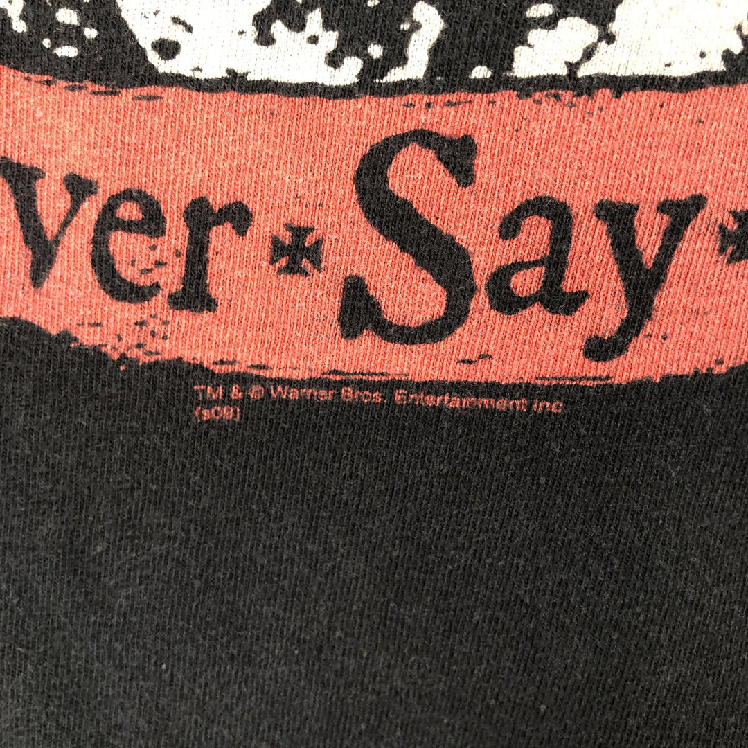 2000'S THE GOONIES Skull Pattern Movie T-Shirt (Men's XL equivalent) unclear black type Vintage Second Hand