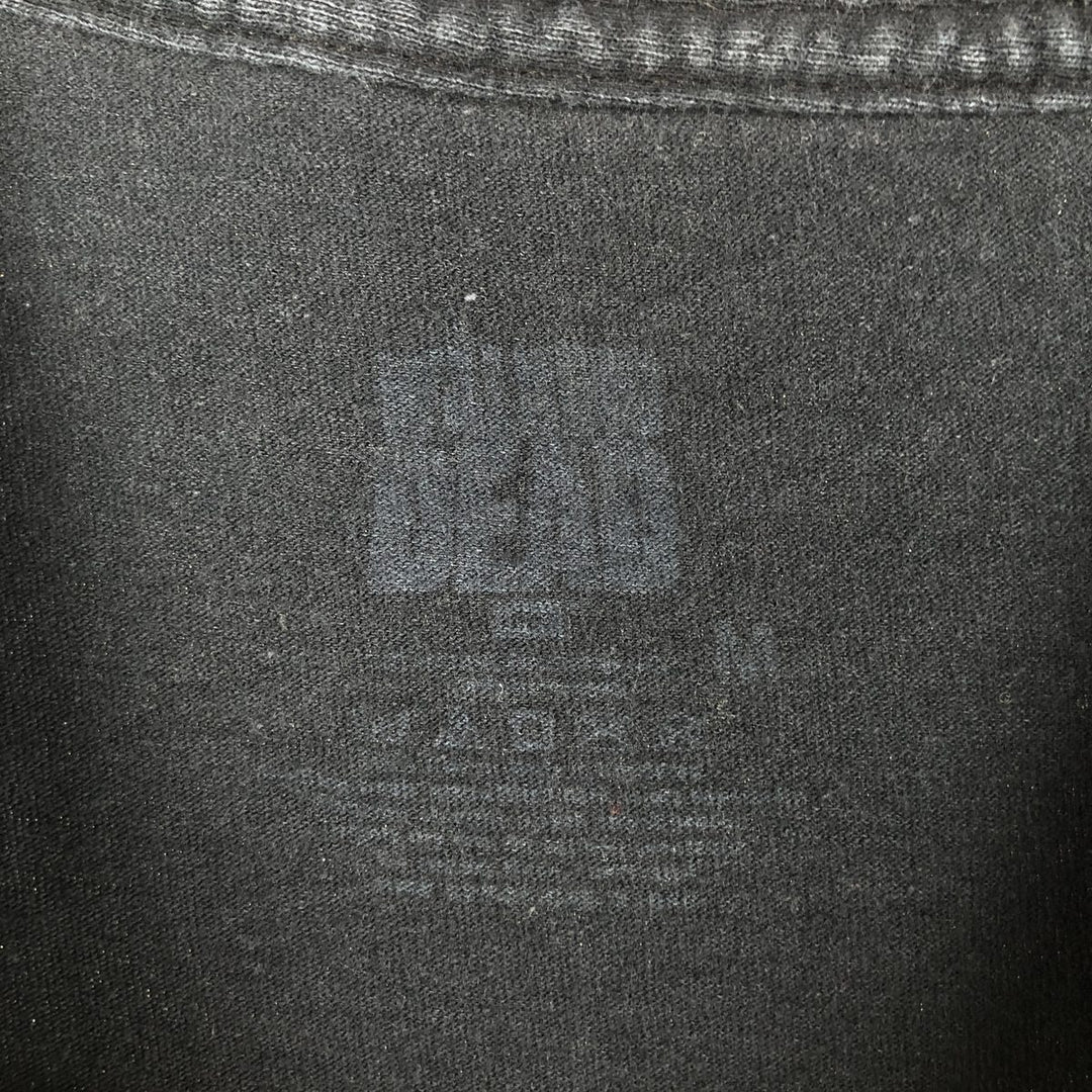 THE WALKING DEAD The Walking Dead Movie T-shirt Men's M size unclear black type Vintage Second Hand