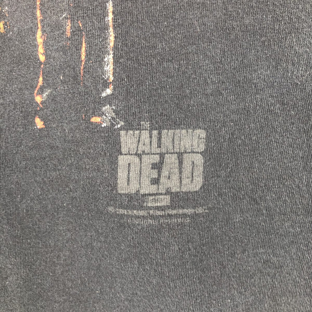 THE WALKING DEAD The Walking Dead Movie T-shirt Men's M size unclear black type Vintage Second Hand