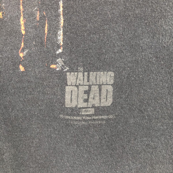 THE WALKING DEAD The Walking Dead Movie T-shirt Men's M size unclear black type Vintage Second Hand