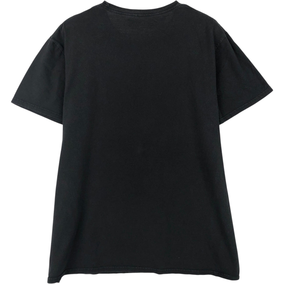 STRANGER THINGS Stranger Things Movie T-shirt Men's L size cotton black type Vintage Second Hand