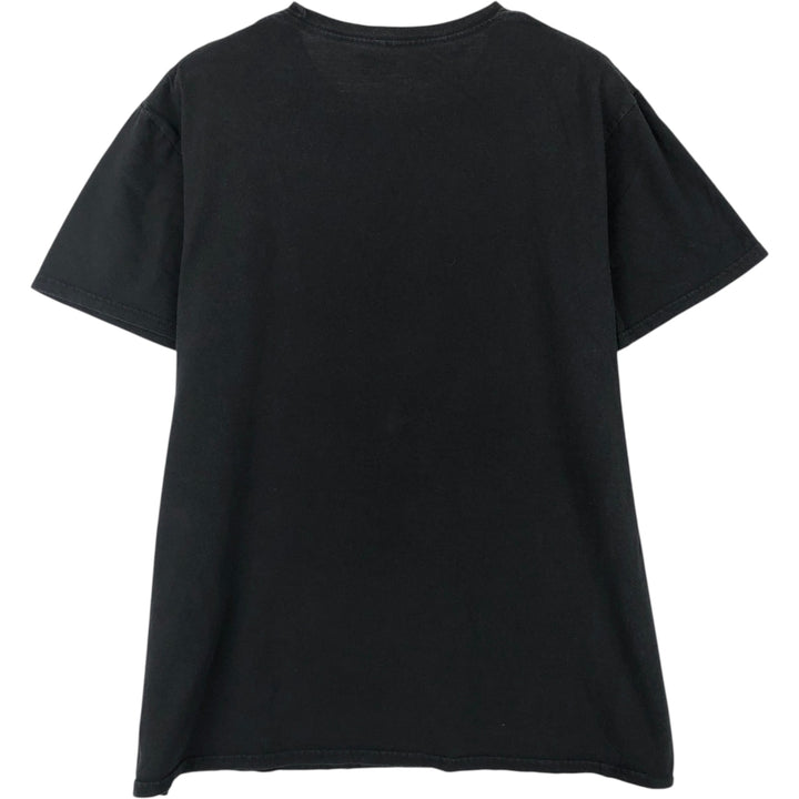 STRANGER THINGS Stranger Things Movie T-shirt Men's L size cotton black type Vintage Second Hand