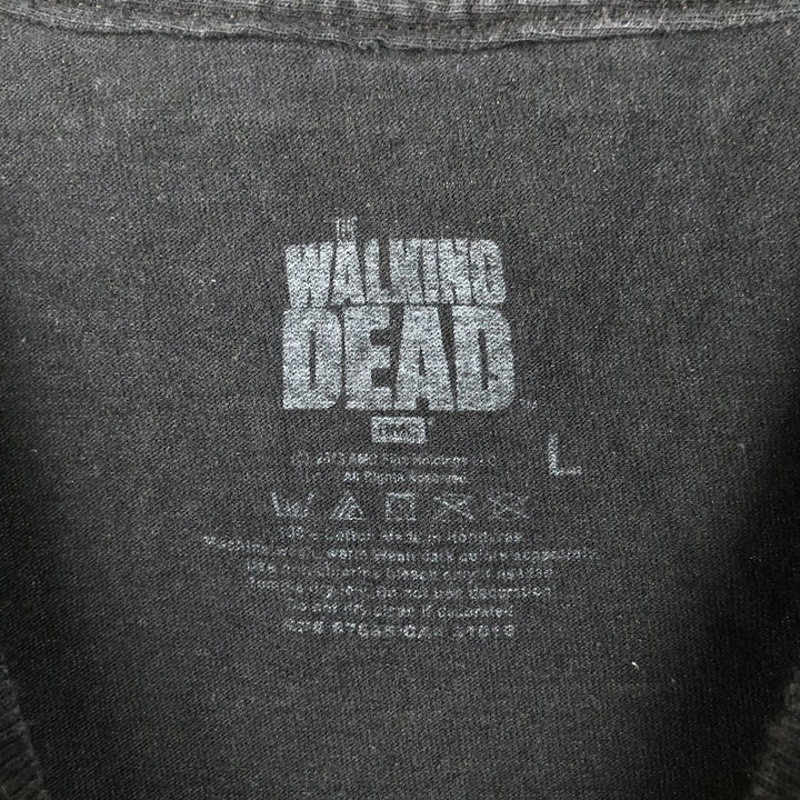 THE WALKING DEAD The Walking Dead Movie T-shirt Men's L size unclear black type Vintage Second Hand