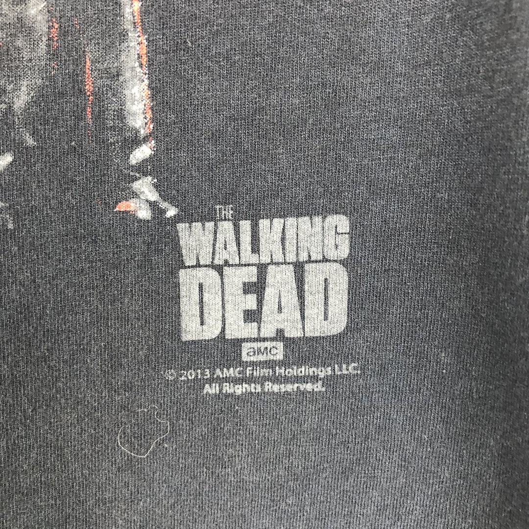 THE WALKING DEAD The Walking Dead Movie T-shirt Men's L size unclear black type Vintage Second Hand