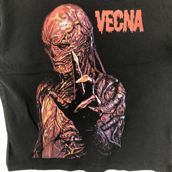 STRANGER THINGS VECNA Movie T-Shirt (Men's Size M) unclear black type Vintage Second Hand