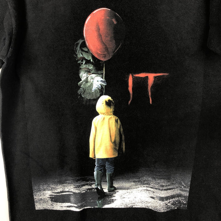IT Movie T-shirt Men's M size cotton black type Vintage Second Hand