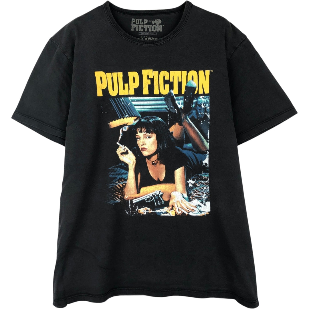 PULP FICTION Pulp Fiction Movie T-shirt Men's XL size cotton black type Vintage Second Hand