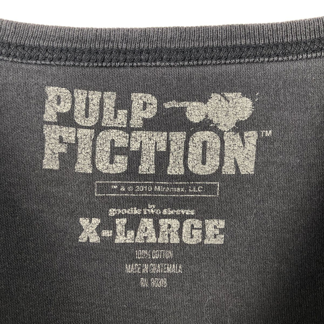 PULP FICTION Pulp Fiction Movie T-shirt Men's XL size cotton black type Vintage Second Hand