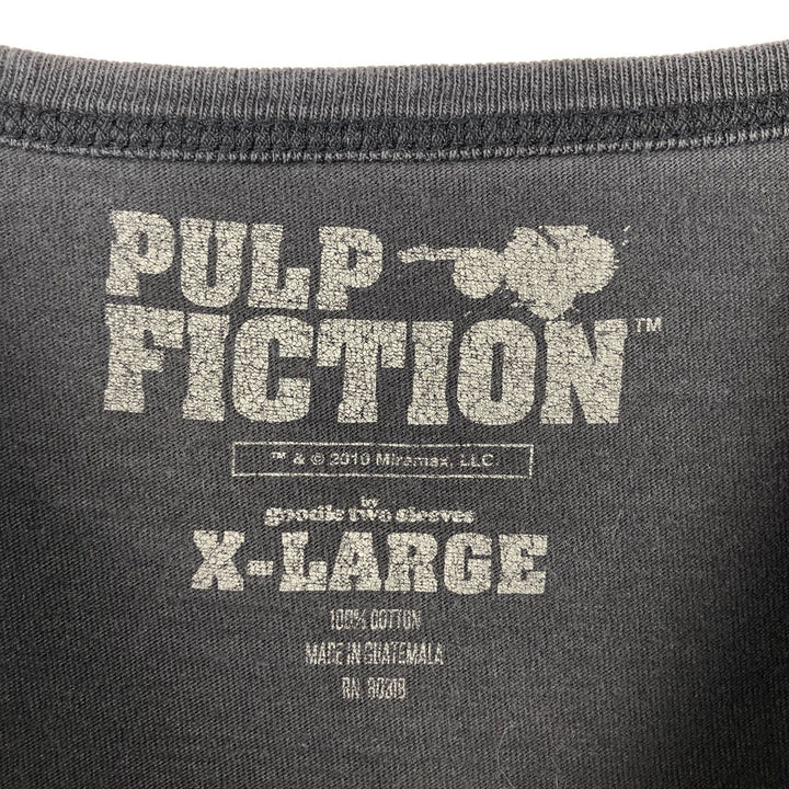 PULP FICTION Pulp Fiction Movie T-shirt Men's XL size cotton black type Vintage Second Hand