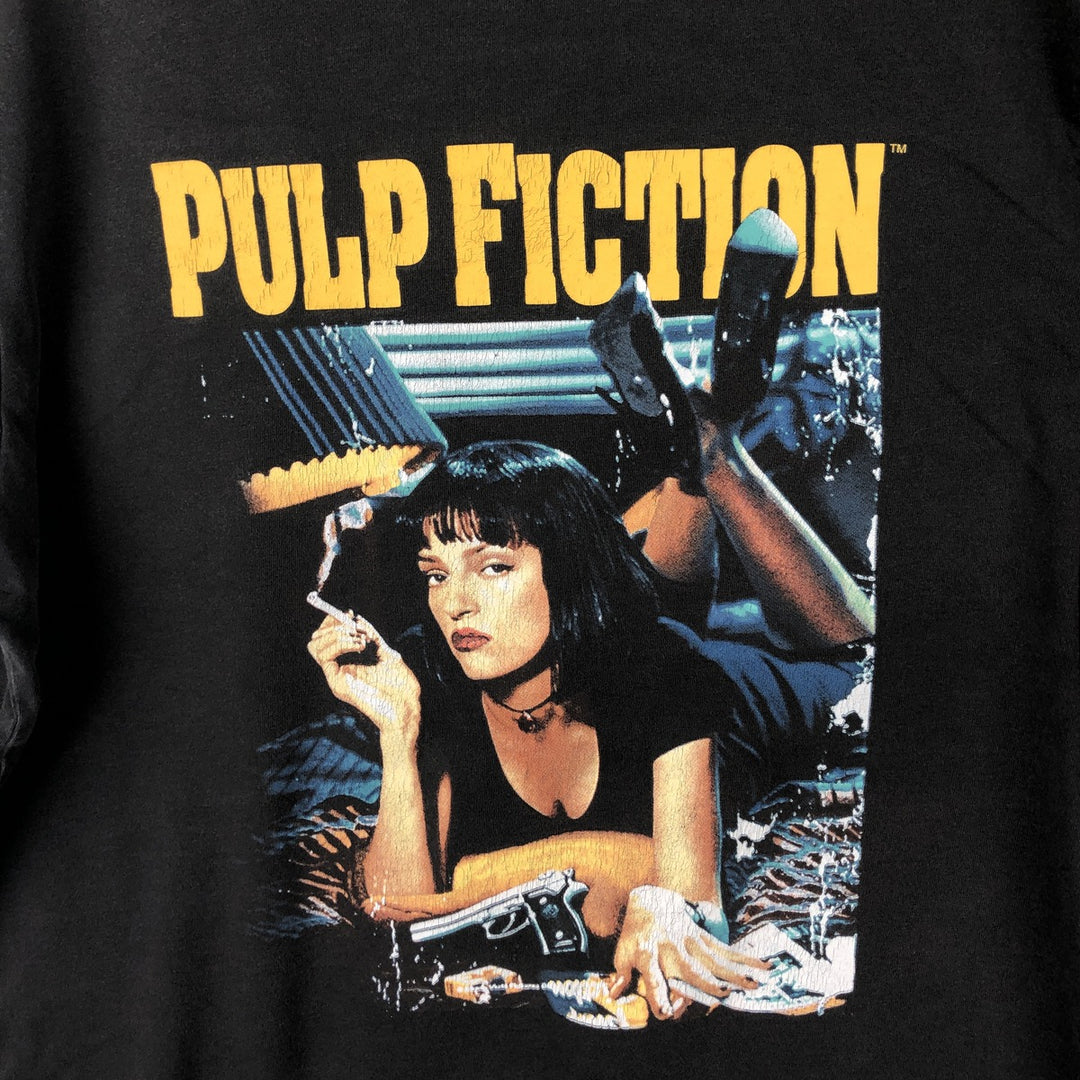 PULP FICTION Pulp Fiction Movie T-shirt Men's XL size cotton black type Vintage Second Hand
