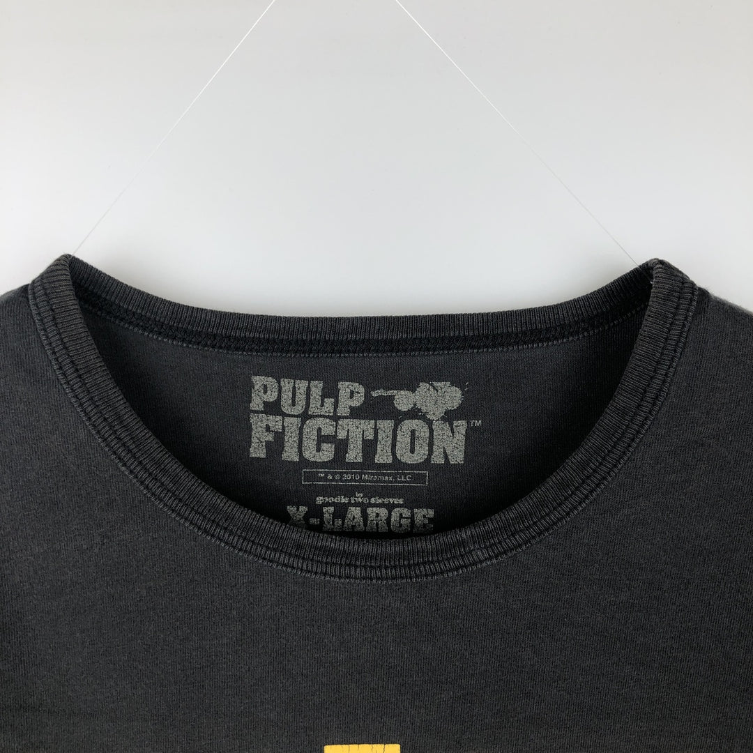 PULP FICTION Pulp Fiction Movie T-shirt Men's XL size cotton black type Vintage Second Hand