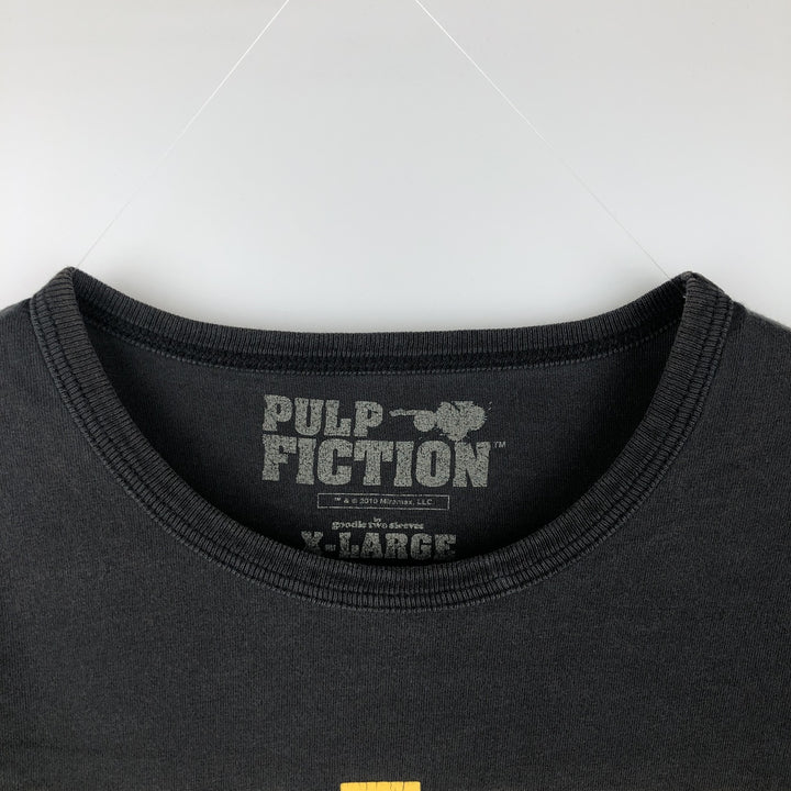 PULP FICTION Pulp Fiction Movie T-shirt Men's XL size cotton black type Vintage Second Hand