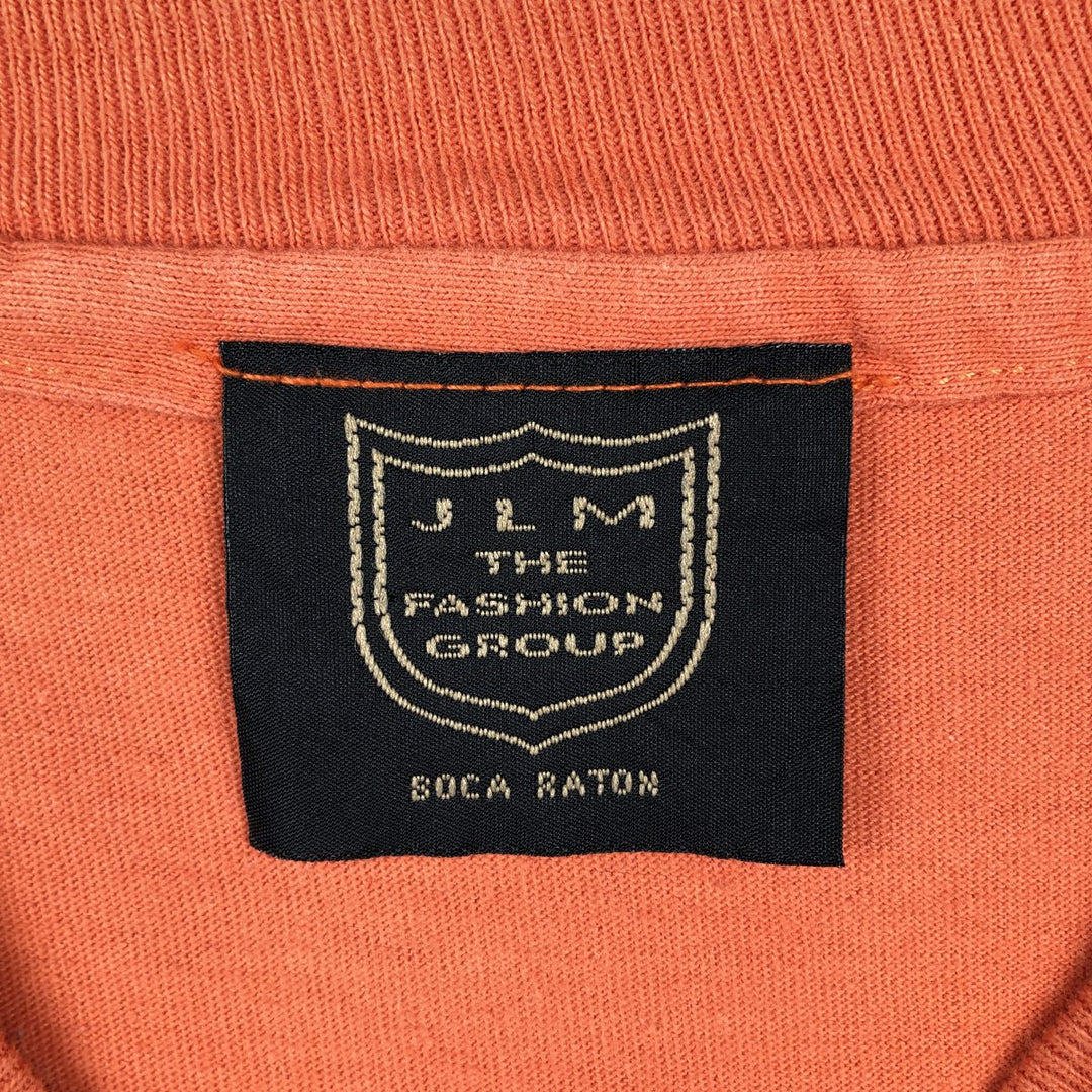 90'S JLM Animal T-shirt, Men's Size L (approx.), Vintage unclear orange type Vintage Second Hand