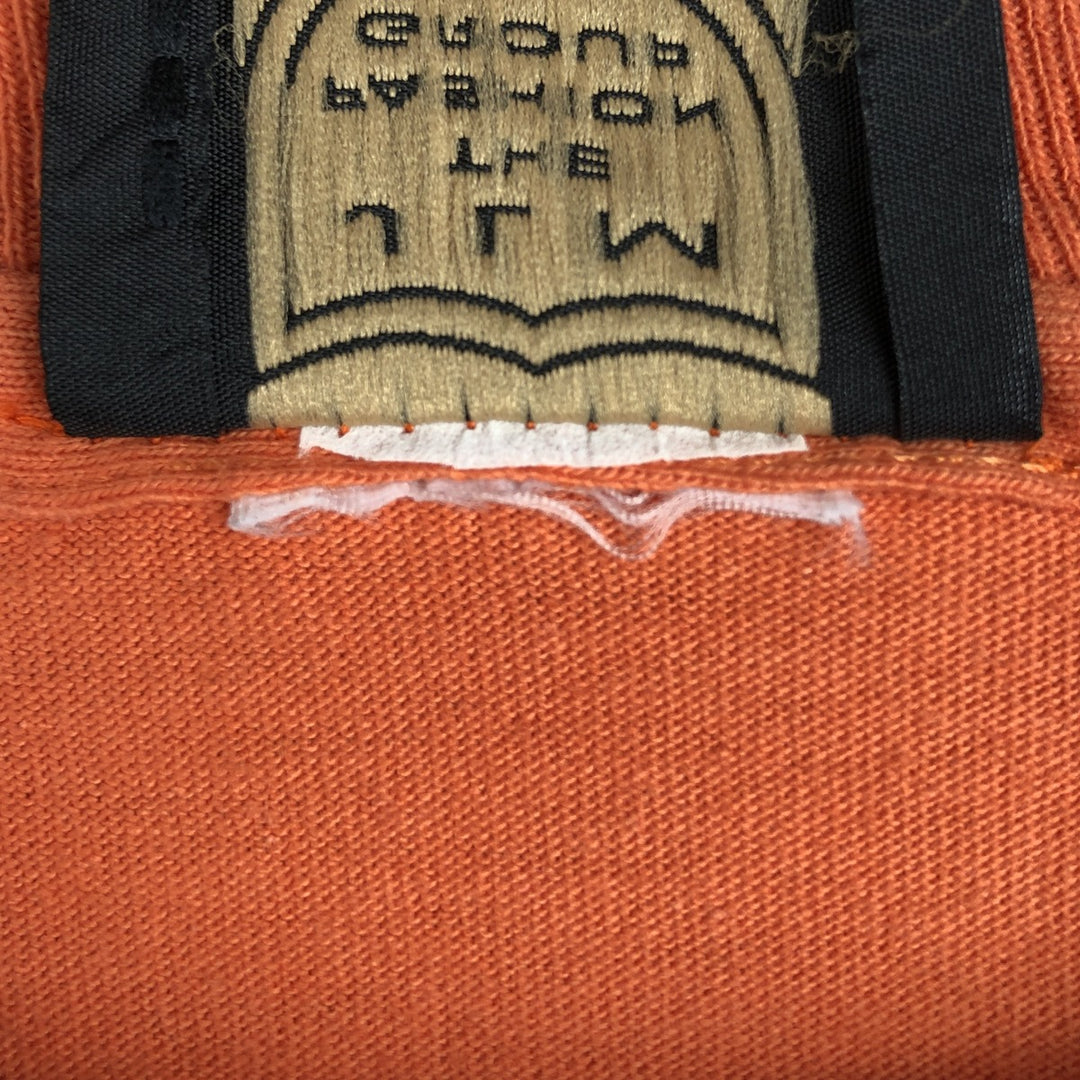 90'S JLM Animal T-shirt, Men's Size L (approx.), Vintage unclear orange type Vintage Second Hand