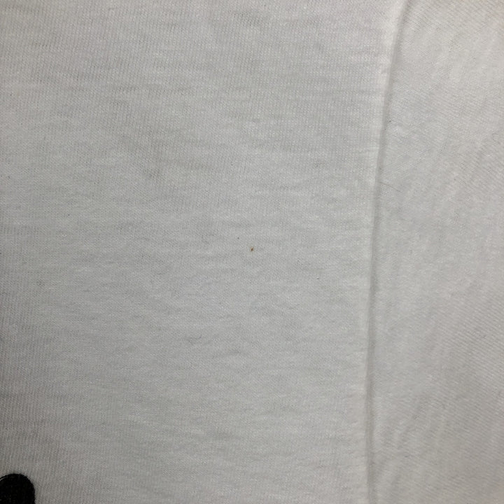 90'S ONEITA POWER-T Cat Pattern Animal T-Shirt, Made in USA, Men's XL equivalent, Vintage cotton white type Vintage Second Hand